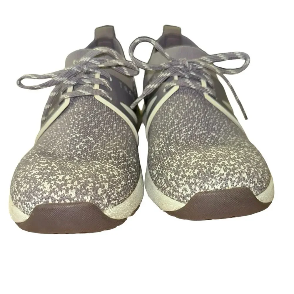 Traq by Alegria Knit Walking Sneakers Gray‎ Women's EU 37